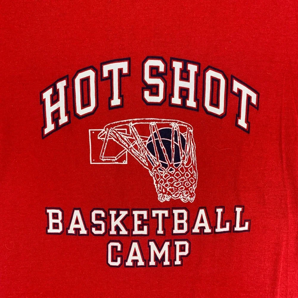 VTG 80s Champion T-Shirt Mens XL Red Basketball Graphic Tee USA Single Stitch - Picture 2 of 8